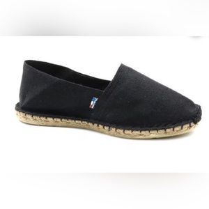 Espadrilles, Black Canvas Shoes, size 39 (US 8) NWOT, never worn. French…